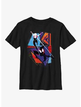 Marvel Spider-Man: Across the Spider-Verse Spider-Gwen Miguel O'Hara and Miles Morales Poster Youth T-Shirt, , hi-res