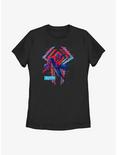 Marvel Spider-Man: Across the Spider-Verse Miguel O'Hara 2099 Badge Womens T-Shirt, BLACK, hi-res