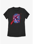 Marvel Spider-Man: Across the Spider-Verse Miguel O'Hara Shooting Webs Womens T-Shirt, BLACK, hi-res