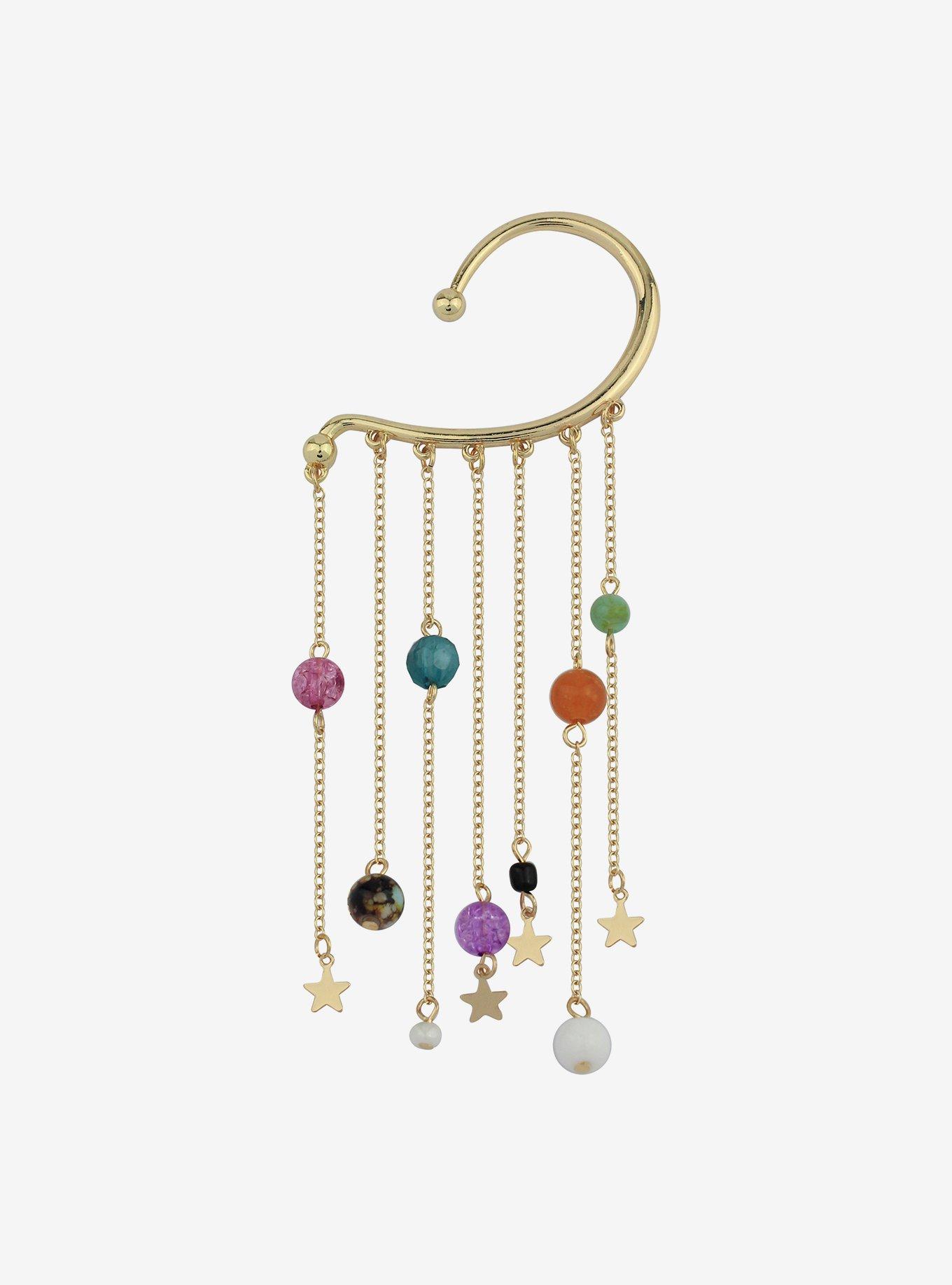 Thorn & Fable Planet Stars Earring Cuff, , hi-res