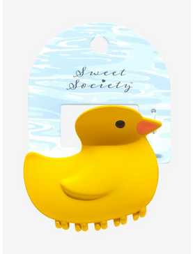 Sweet Society Rubber Duck Figural Claw Hair Clip, , hi-res