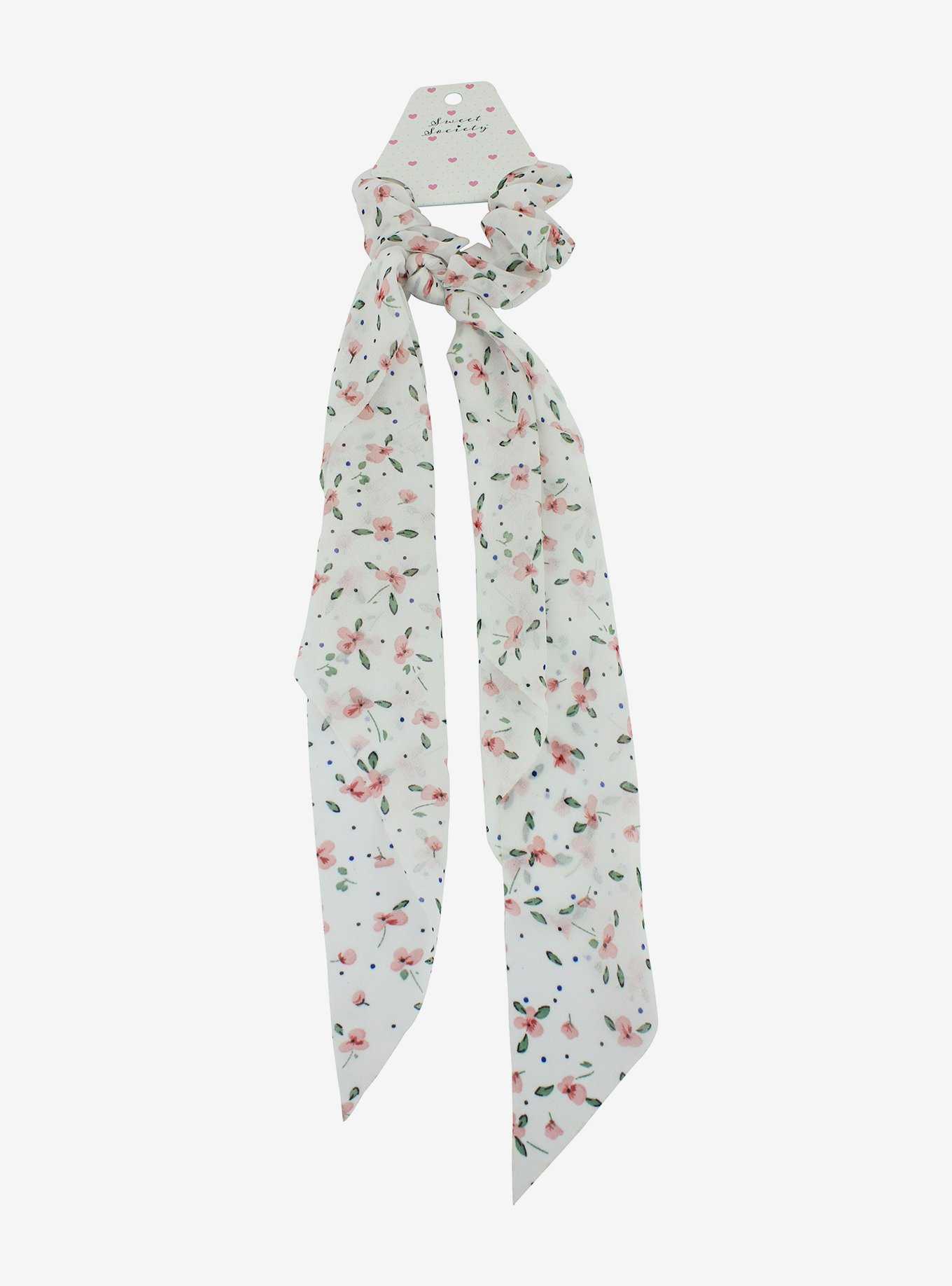 Sweet Society Floral Scarf Scrunchie, , hi-res