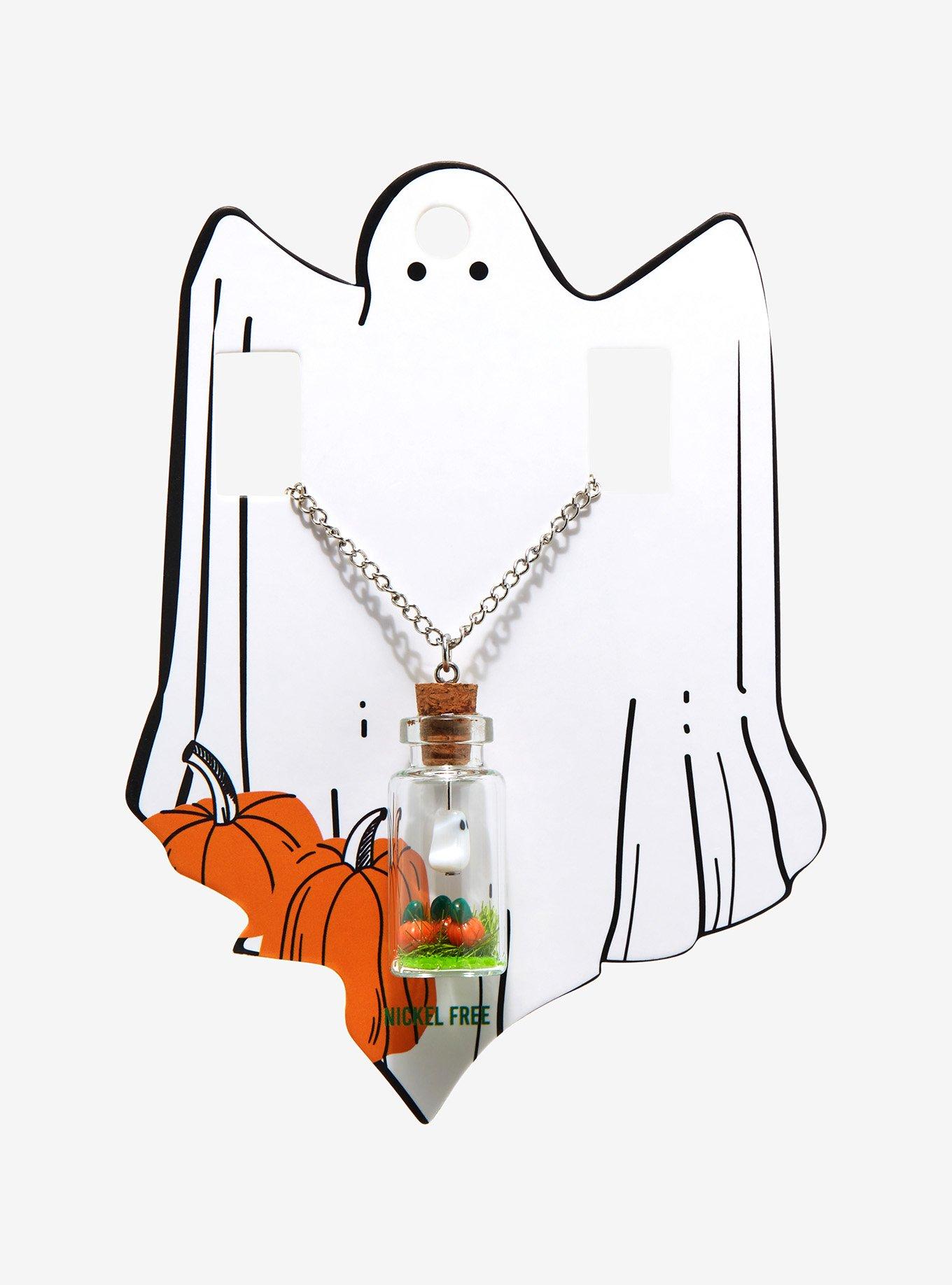 Ghost Jar Pendant Necklace, , hi-res