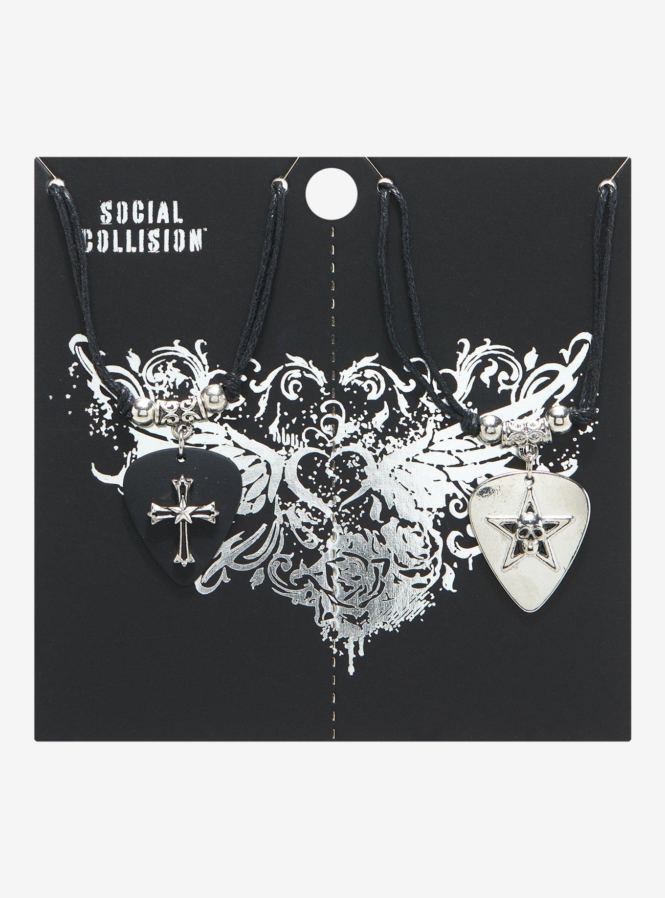 Social Collision Skull & Crossbones Padlock Necklace