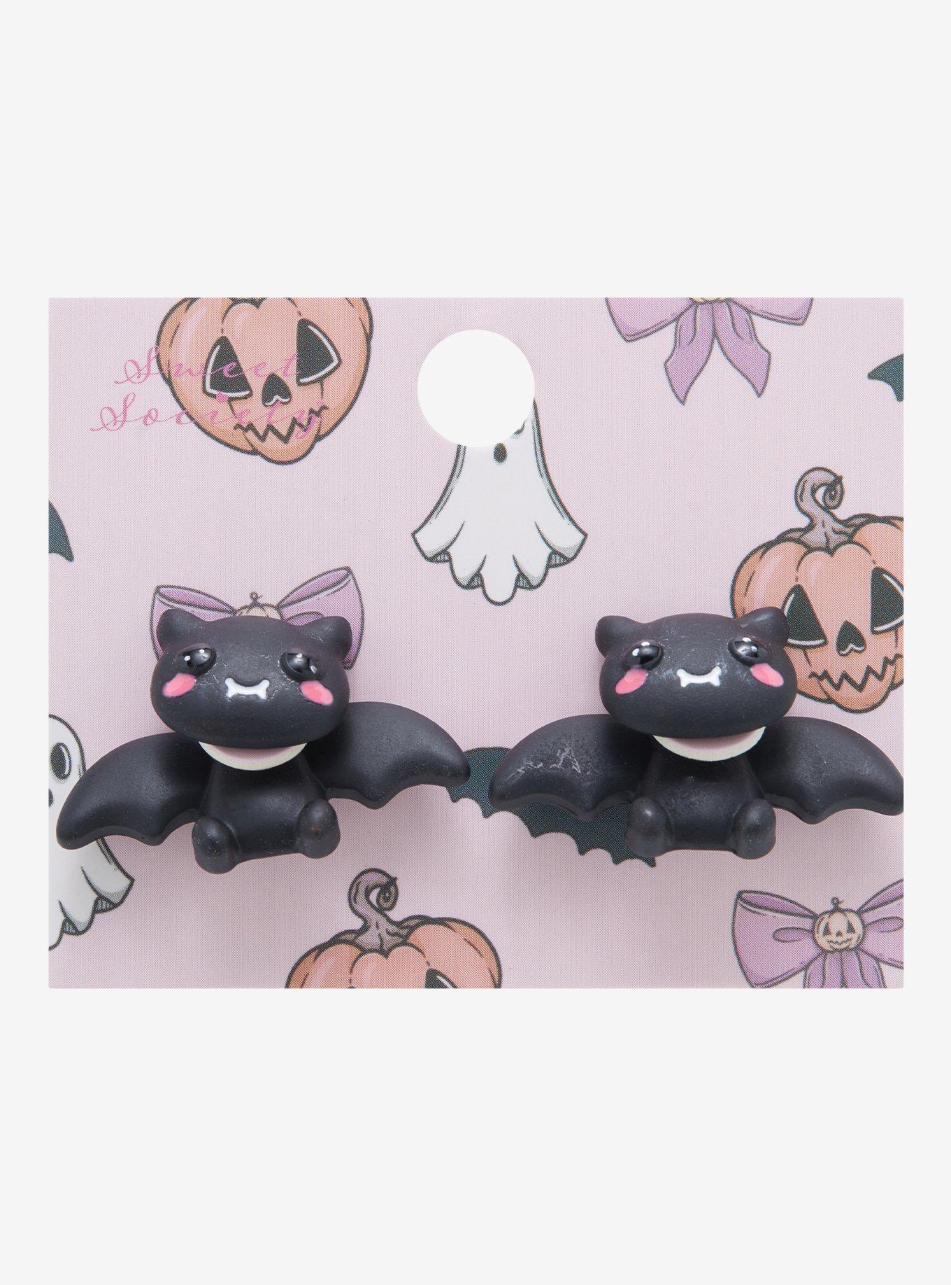 Sweet Society Kawaii Bat Front/Back Earrings, , hi-res