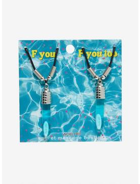 Liquid F You & F Off Vials Best Friend Cord Necklace Set, , hi-res