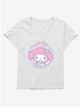 My Melody Bloom With Kindness Womens T-Shirt Plus Size, WHITE, hi-res