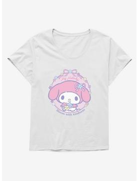 Plus Size My Melody Bloom With Kindness Womens T-Shirt Plus Size, , hi-res