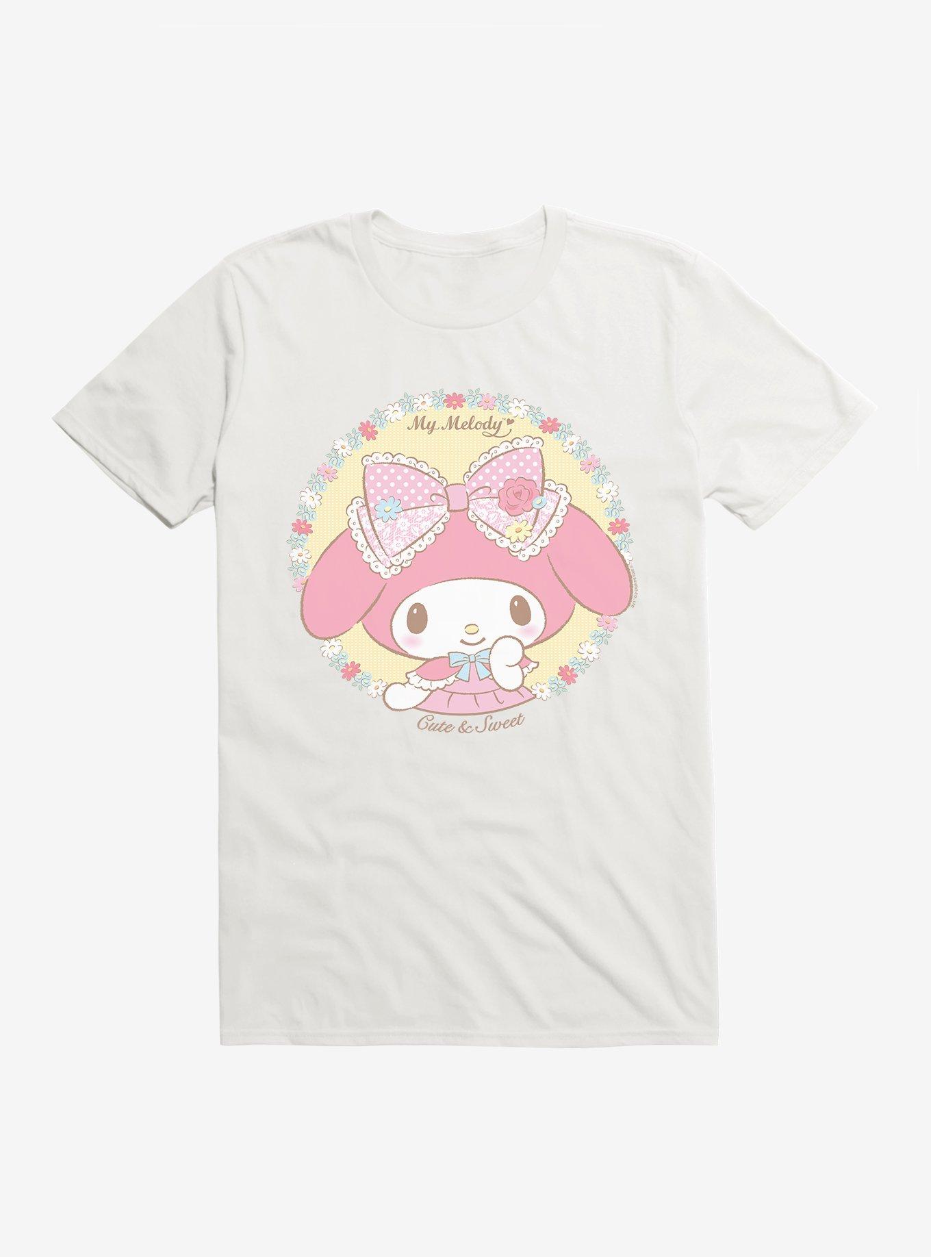 My Melody Cute & Sweet T-Shirt, WHITE, hi-res