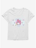 My Melody Hello Sunshine Womens T-Shirt Plus Size, WHITE, hi-res