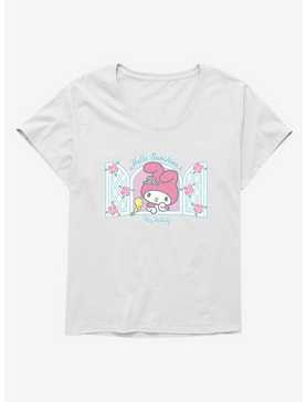 My Melody Hello Sunshine Womens T-Shirt Plus Size, , hi-res