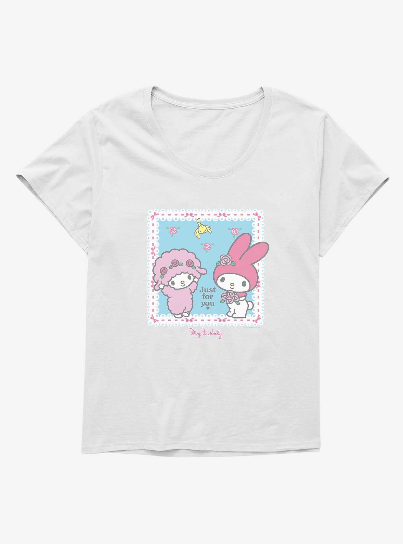 My Melody Just For You Womens T-Shirt Plus Size, , hi-res
