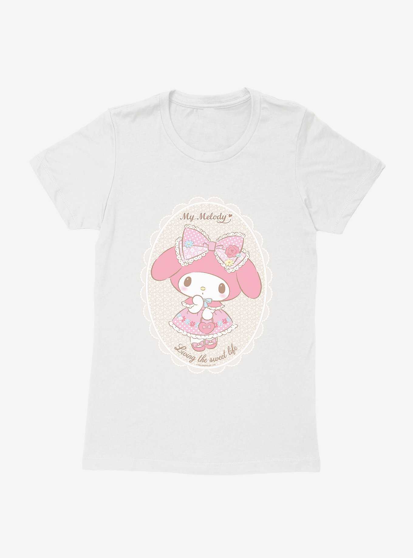 My Melody Living The Sweet Life Womens T-Shirt, , hi-res