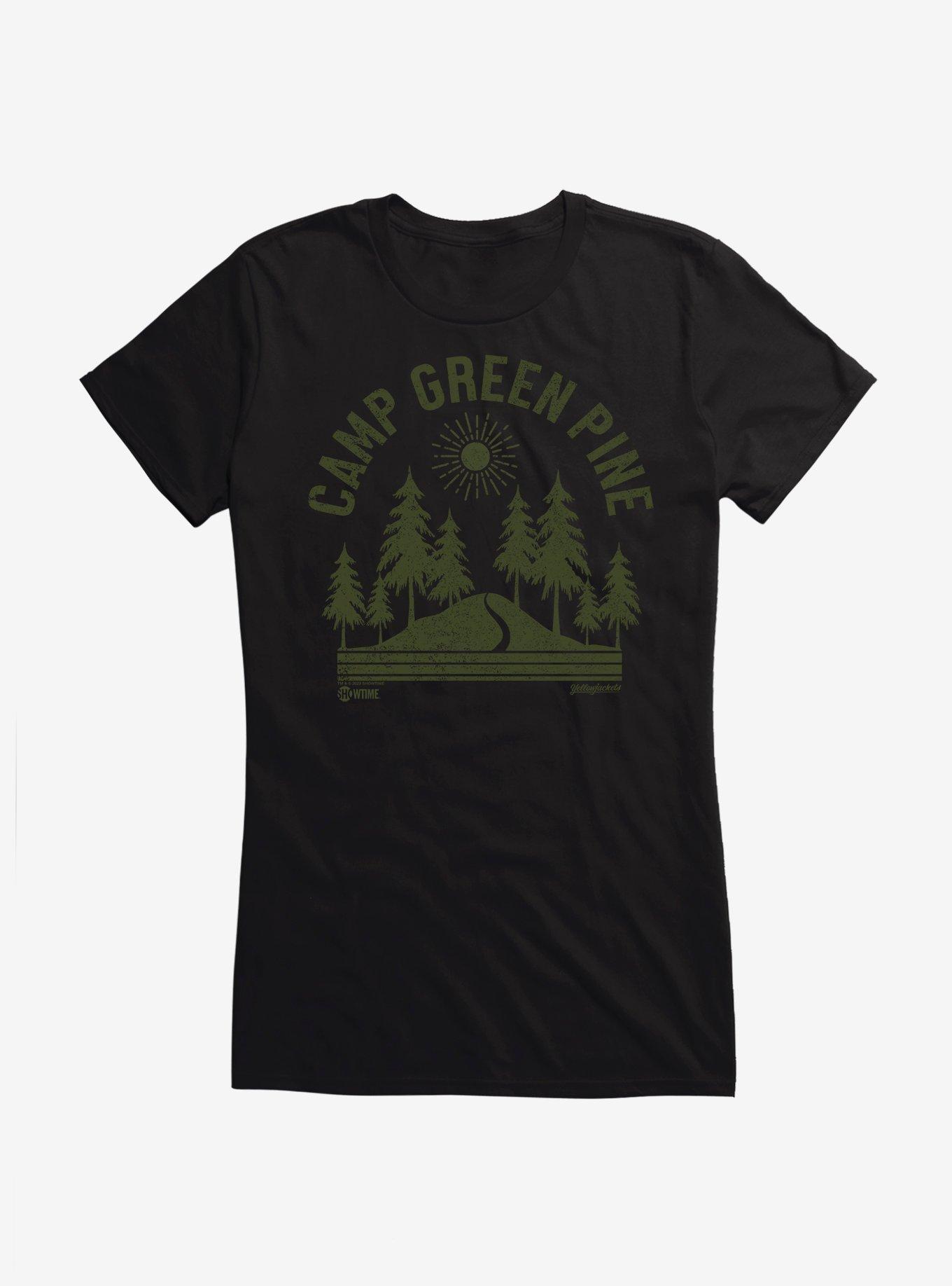 Yellowjackets Camp Green Pine Girls T-Shirt