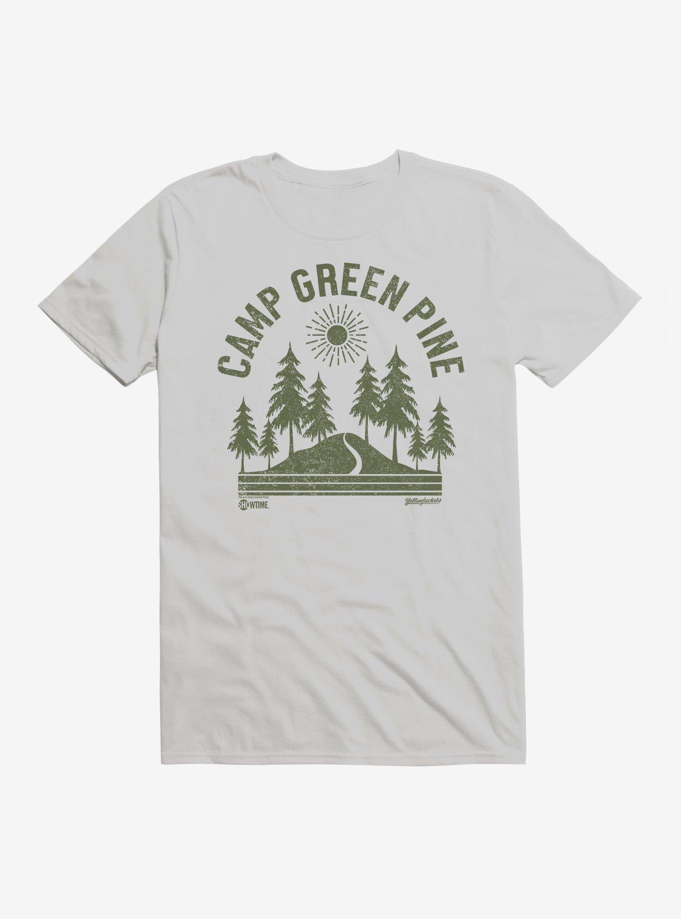 Yellowjackets Camp Green Pine T-Shirt, ICE GREY, hi-res
