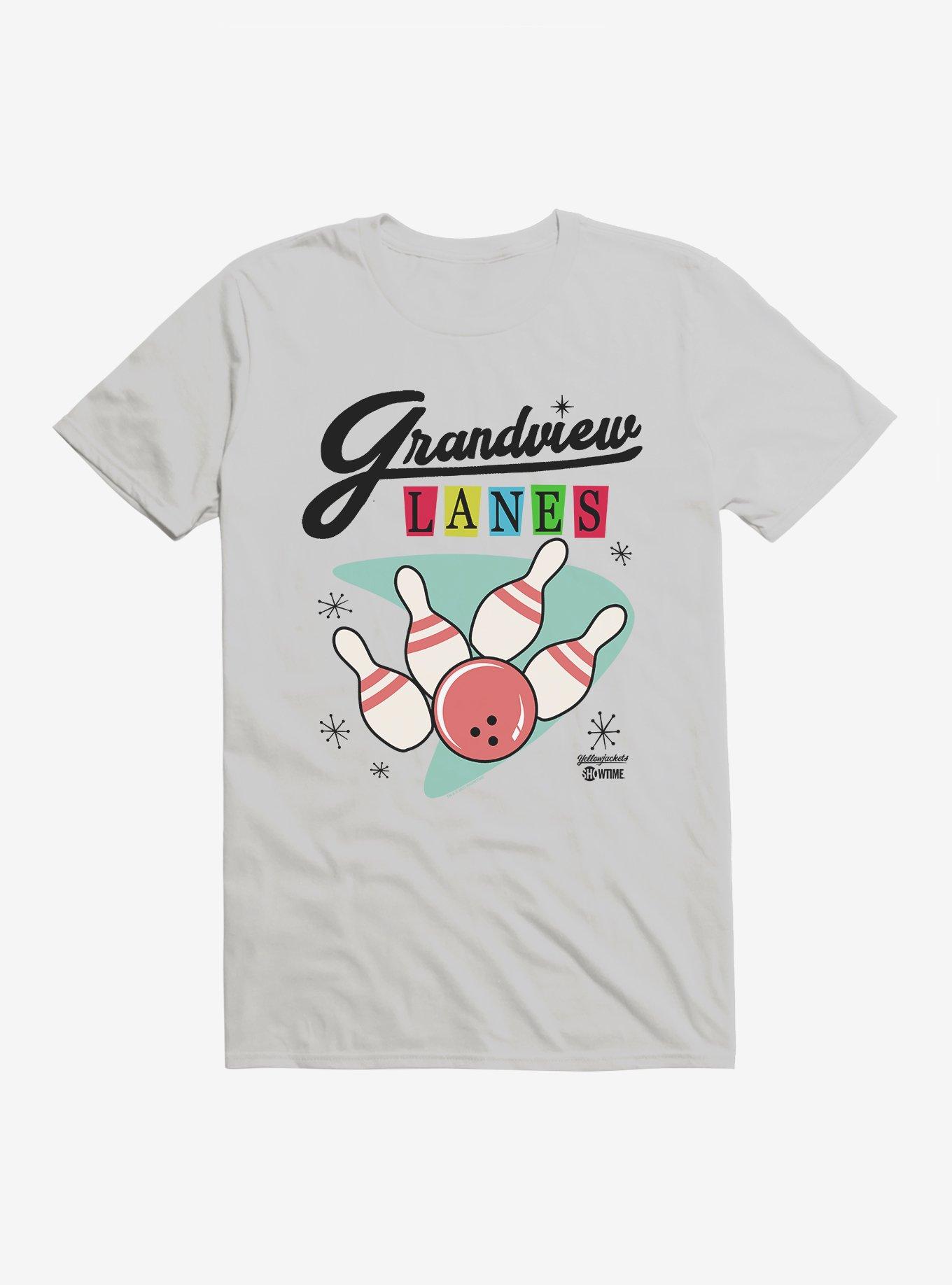 Yellowjackets Grandview Lanes Bowling T-Shirt, ICE GREY, hi-res view 1