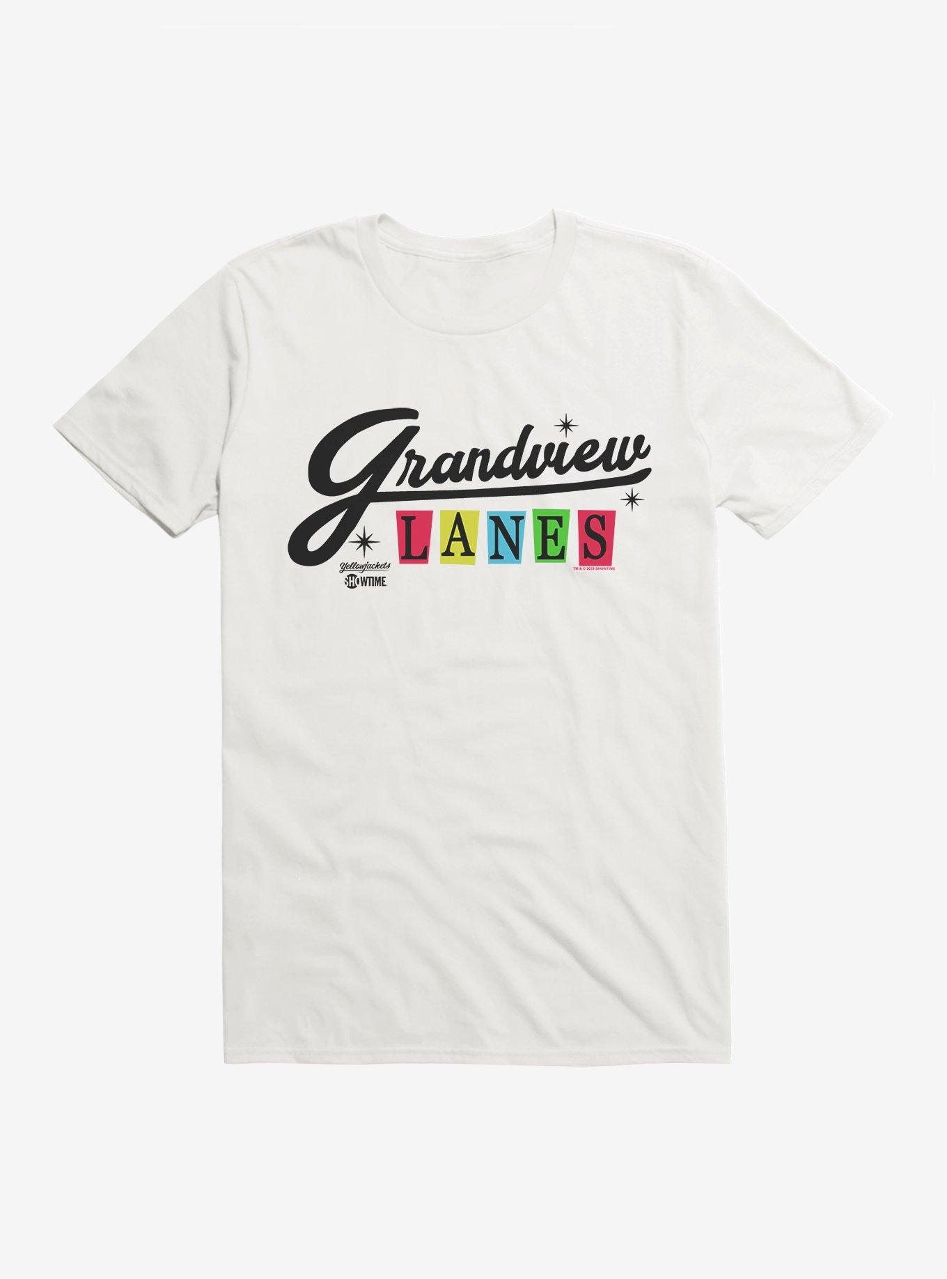 Yellowjackets Grandview Lanes T-Shirt, WHITE, hi-res