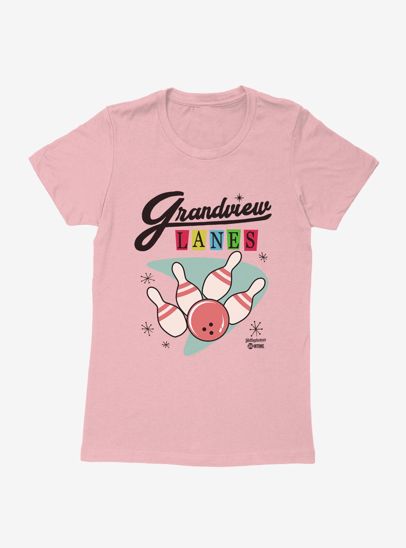 Yellowjackets Grandview Lanes Bowling Womens T-Shirt, LIGHT PINK, hi-res