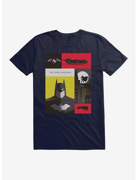 DC Comics Batman WB 100 The Caped Crusader Poster T-Shirt, , hi-res