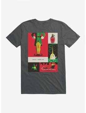 Elf WB 100 Santa! I Know Him! Poster T-Shirt, , hi-res