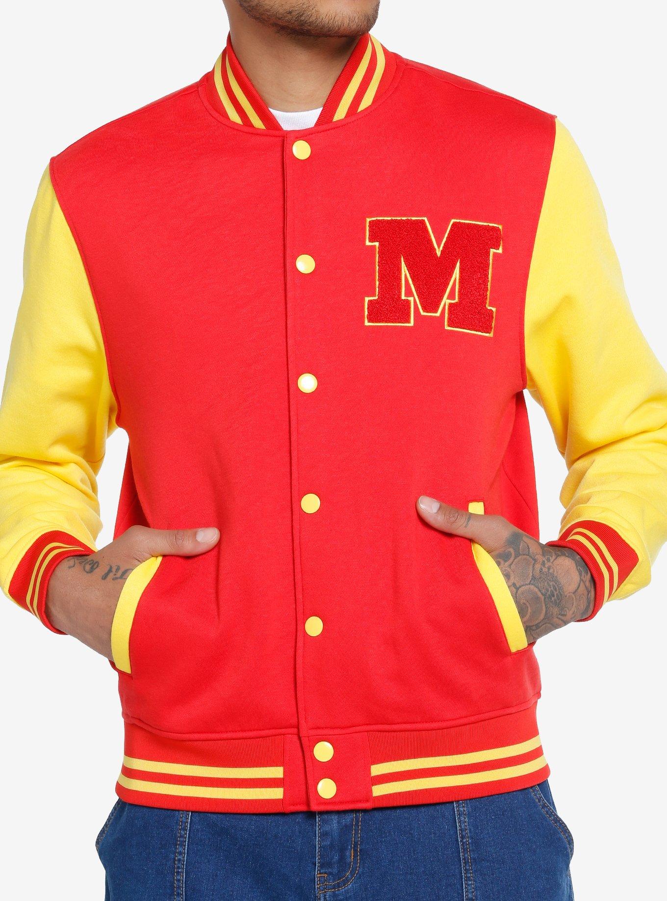 Michael Jackson Thriller 'M' Logo Varsity Jacket - USA Jacket