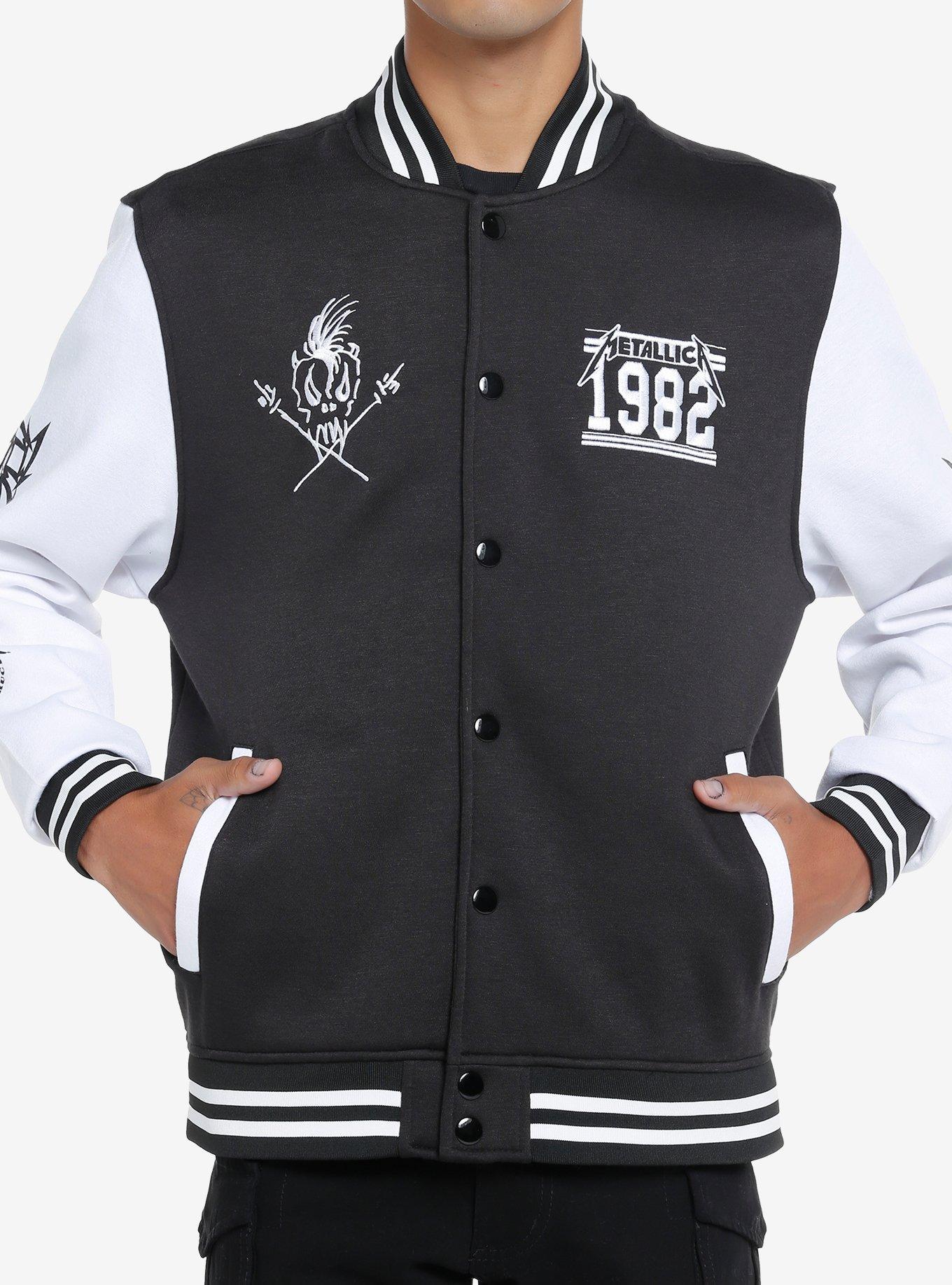 Hot topic hello 2025 kitty varsity jacket