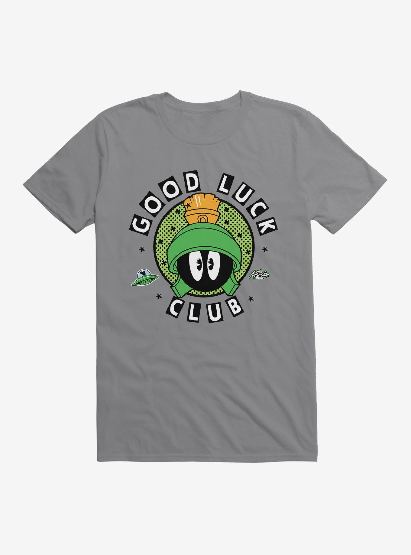 Looney Tunes Marvin Good Luck Club T-Shirt, STORM GREY, hi-res