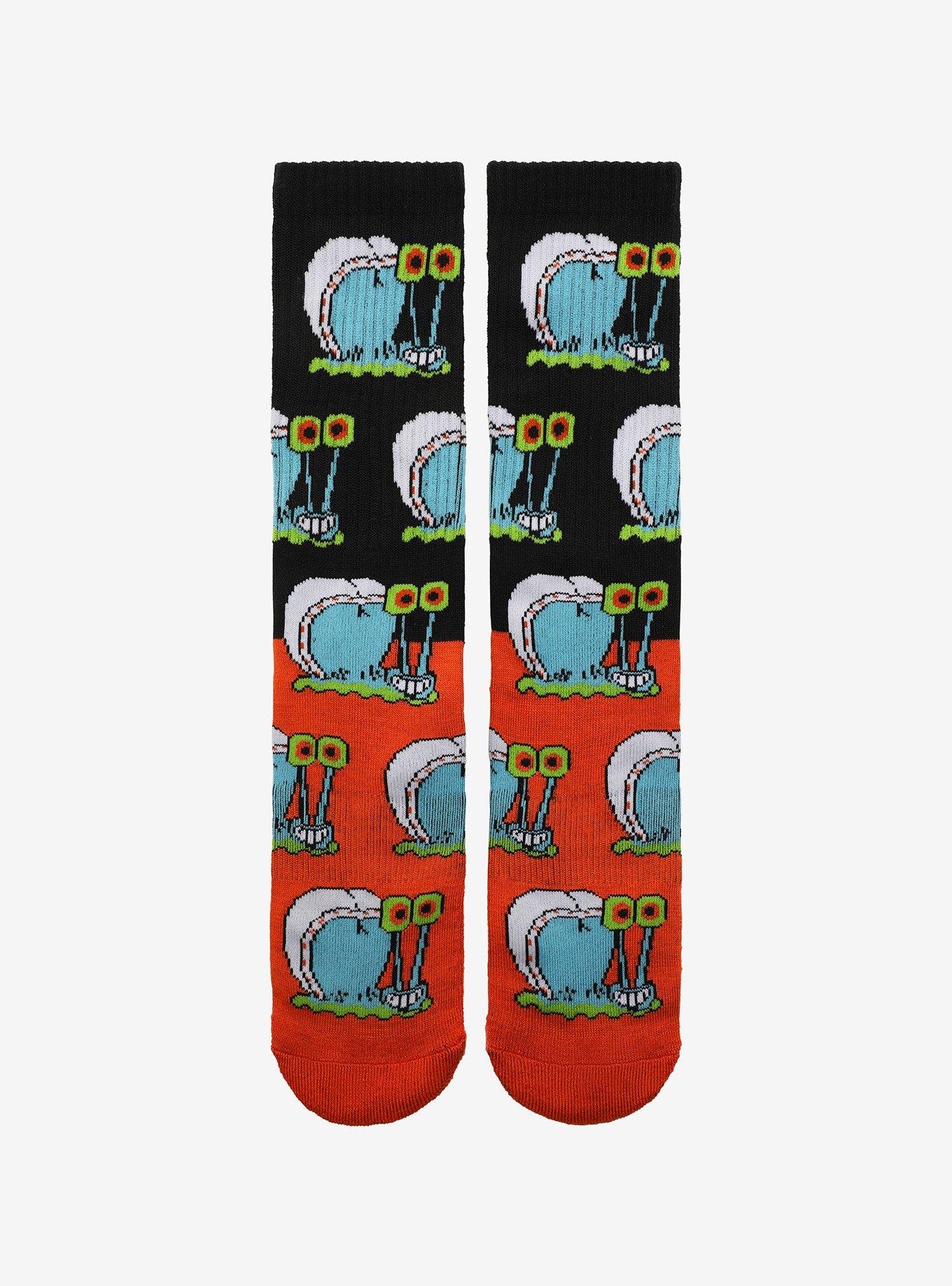 SpongeBob SquarePants Gary Butt Crew Socks, , hi-res