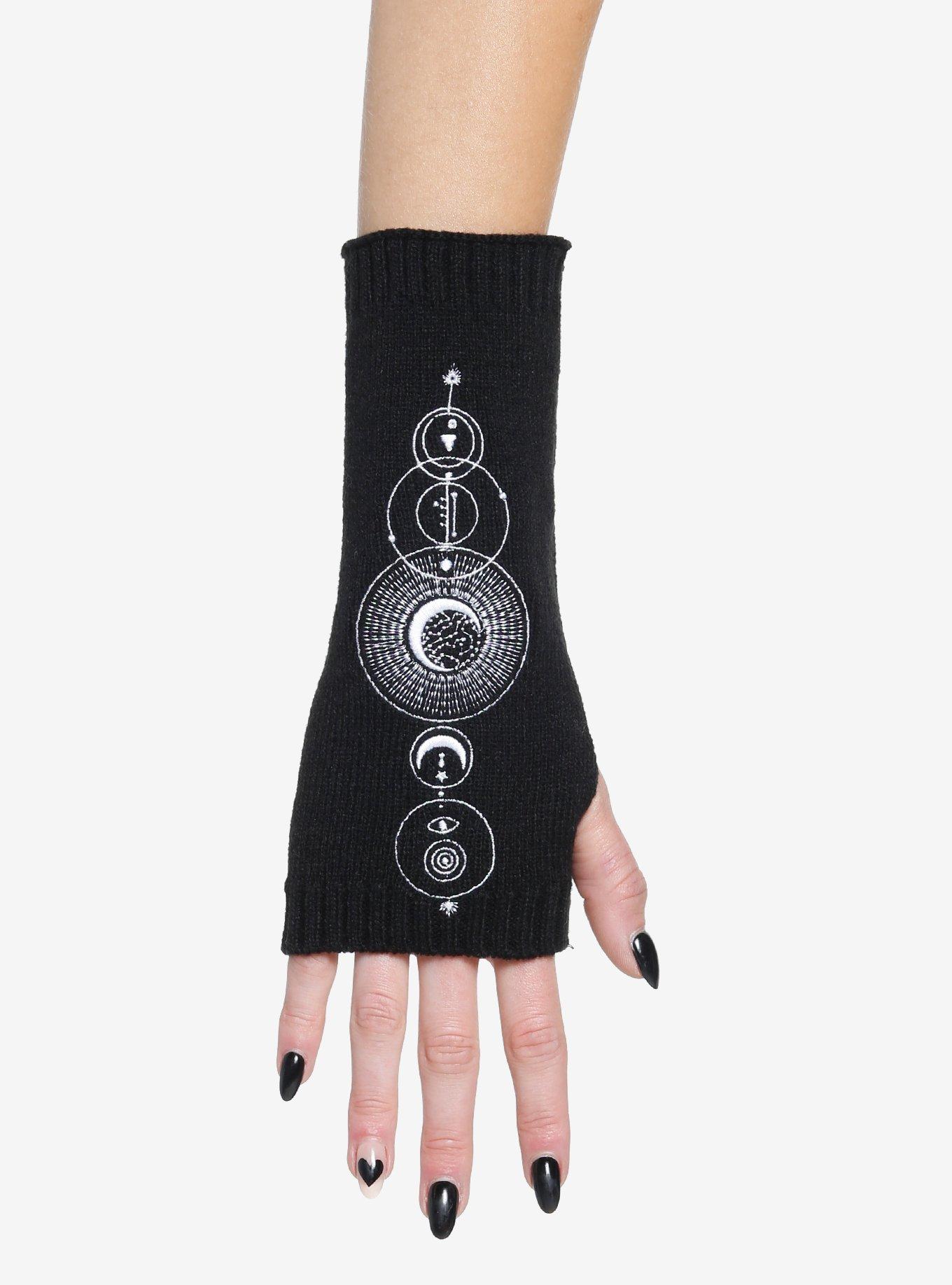 Celestial Moon Phase Arm Warmers, , hi-res