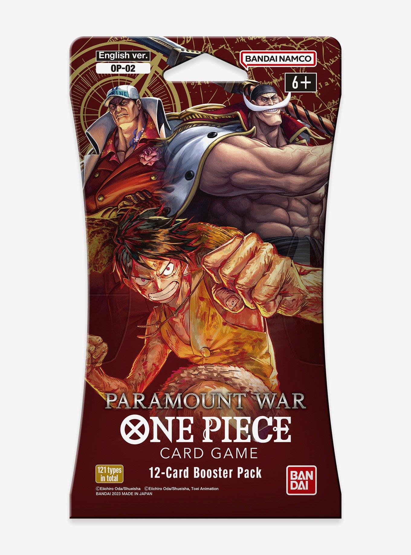 Bandai One Piece Paramount War Card Game Booster Pack, , hi-res