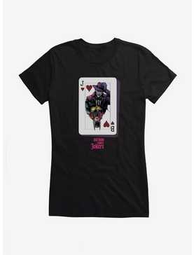 DC Comics Batman: Three Jokers Batgirl Joker Card Girls T-Shirt, , hi-res