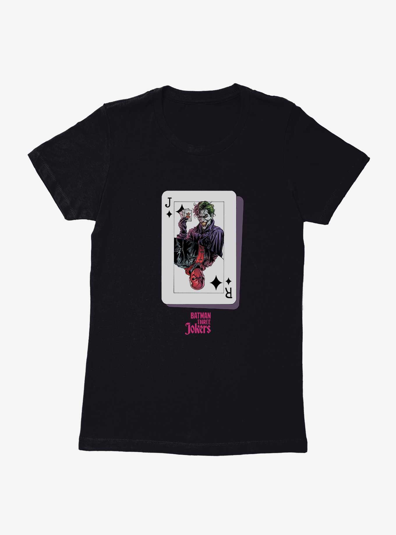 DC Comics Batman: Three Jokers Red Hood Joker Card Womens T-Shirt, , hi-res
