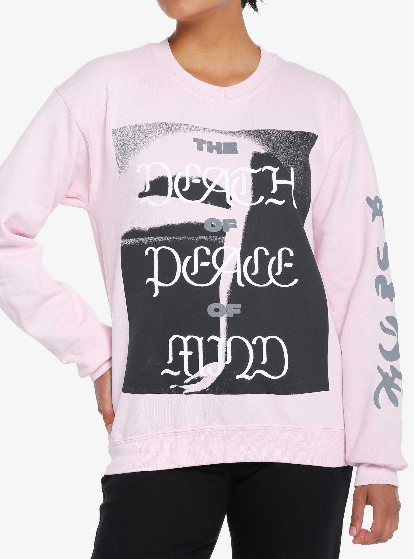 Bad Omens The Death Of Peace Of Mind Boyfriend Fit Girls Sweatshirt, , hi-res