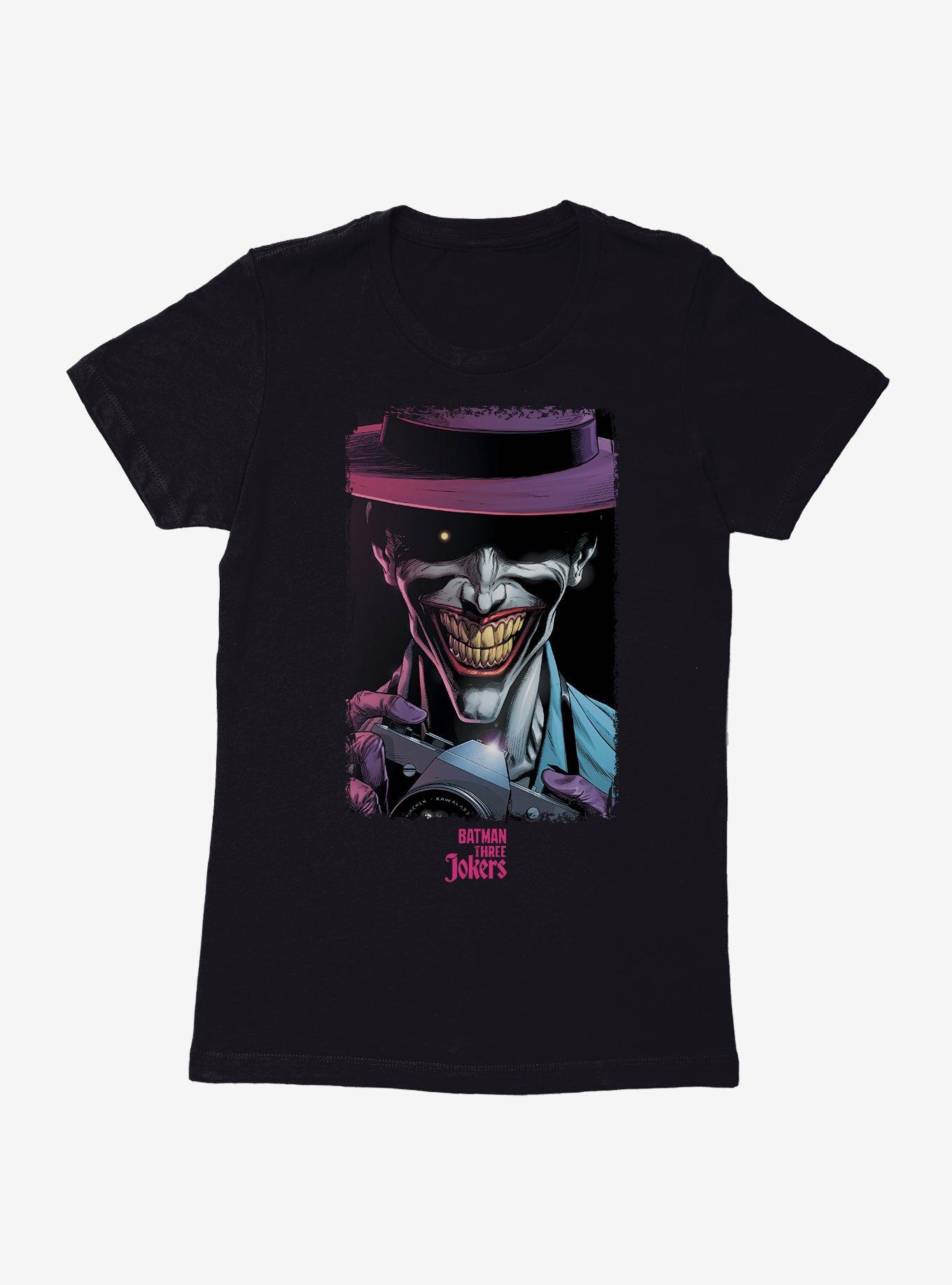 DC Comics Batman: Three Jokers Photographer Womens T-Shirt, , hi-res