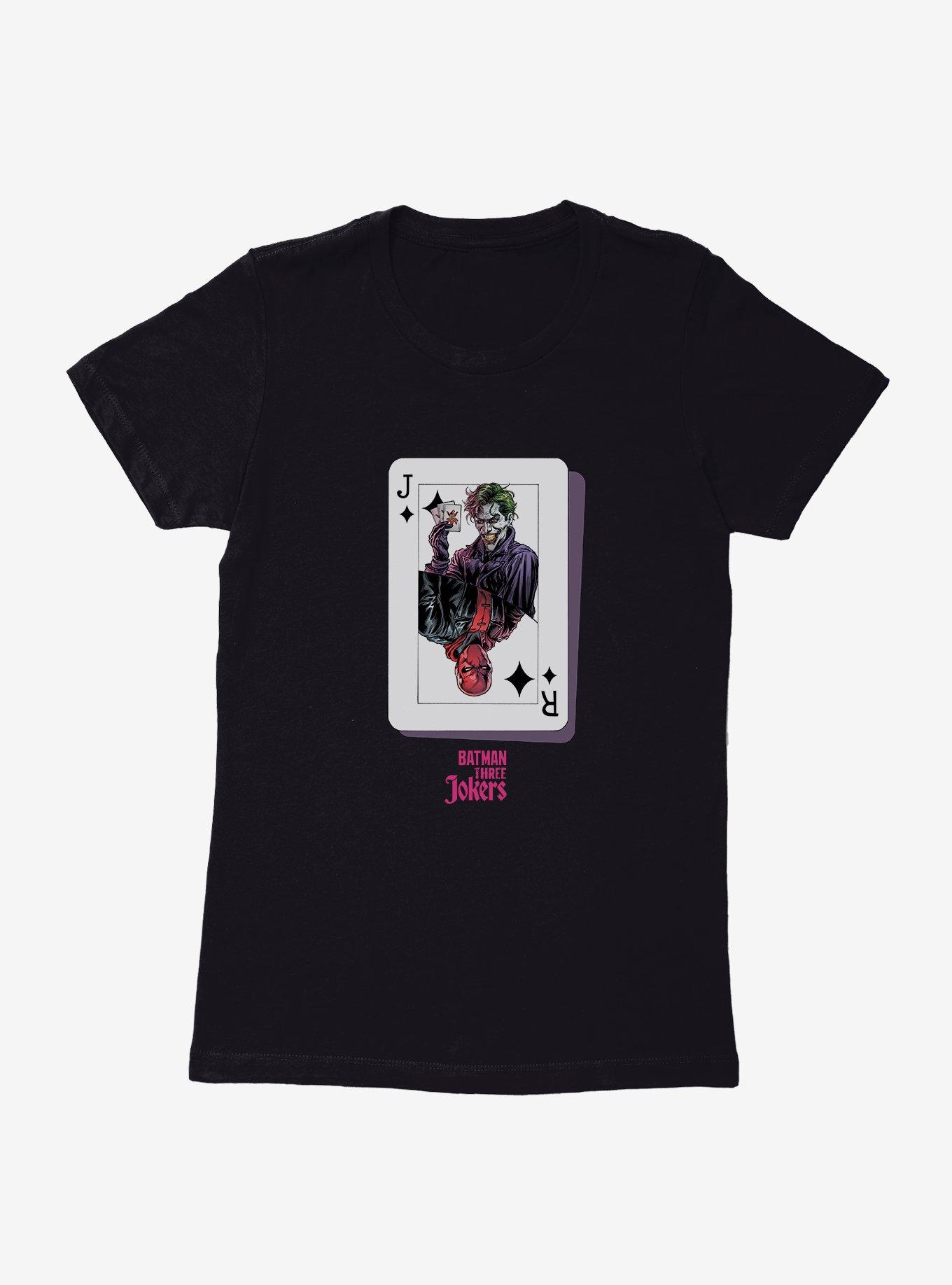 DC Comics Batman: Three Jokers Red Hood Joker Card Womens T-Shirt, , hi-res