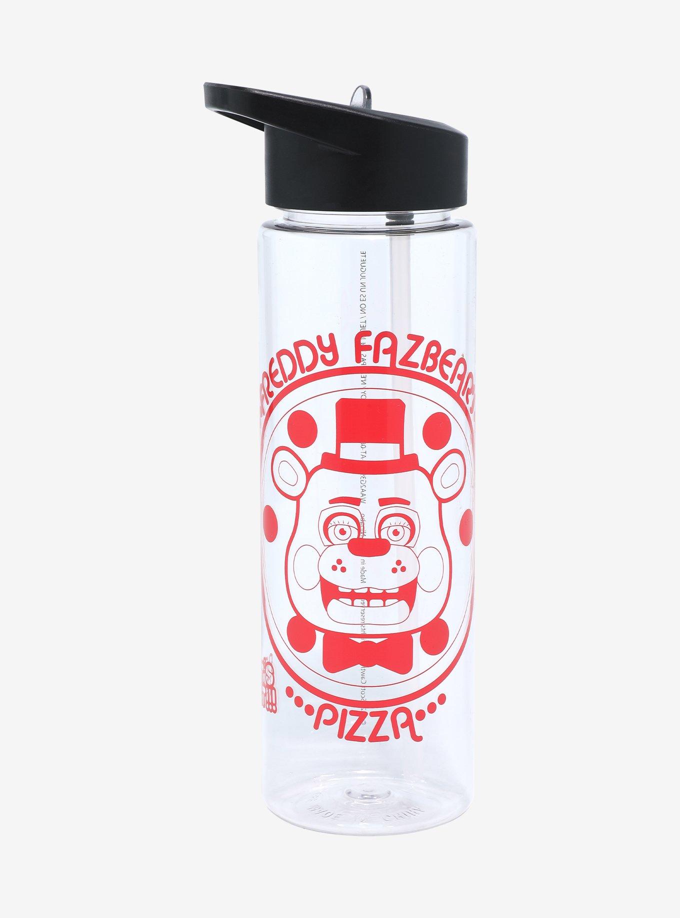 Five Nights At Freddy's Red Logo Water Bottle, , hi-res