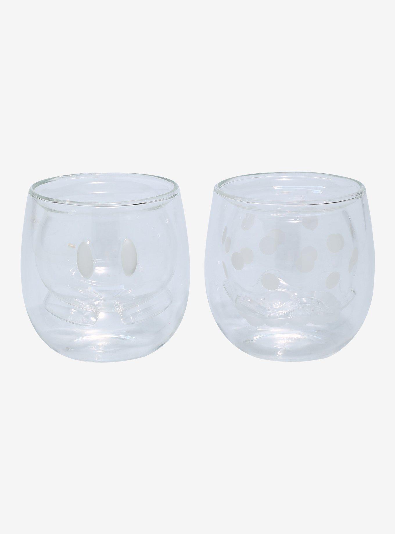 Disney Mickey Mouse Pants & Minnie Mouse Skirt Glass Set, , hi-res