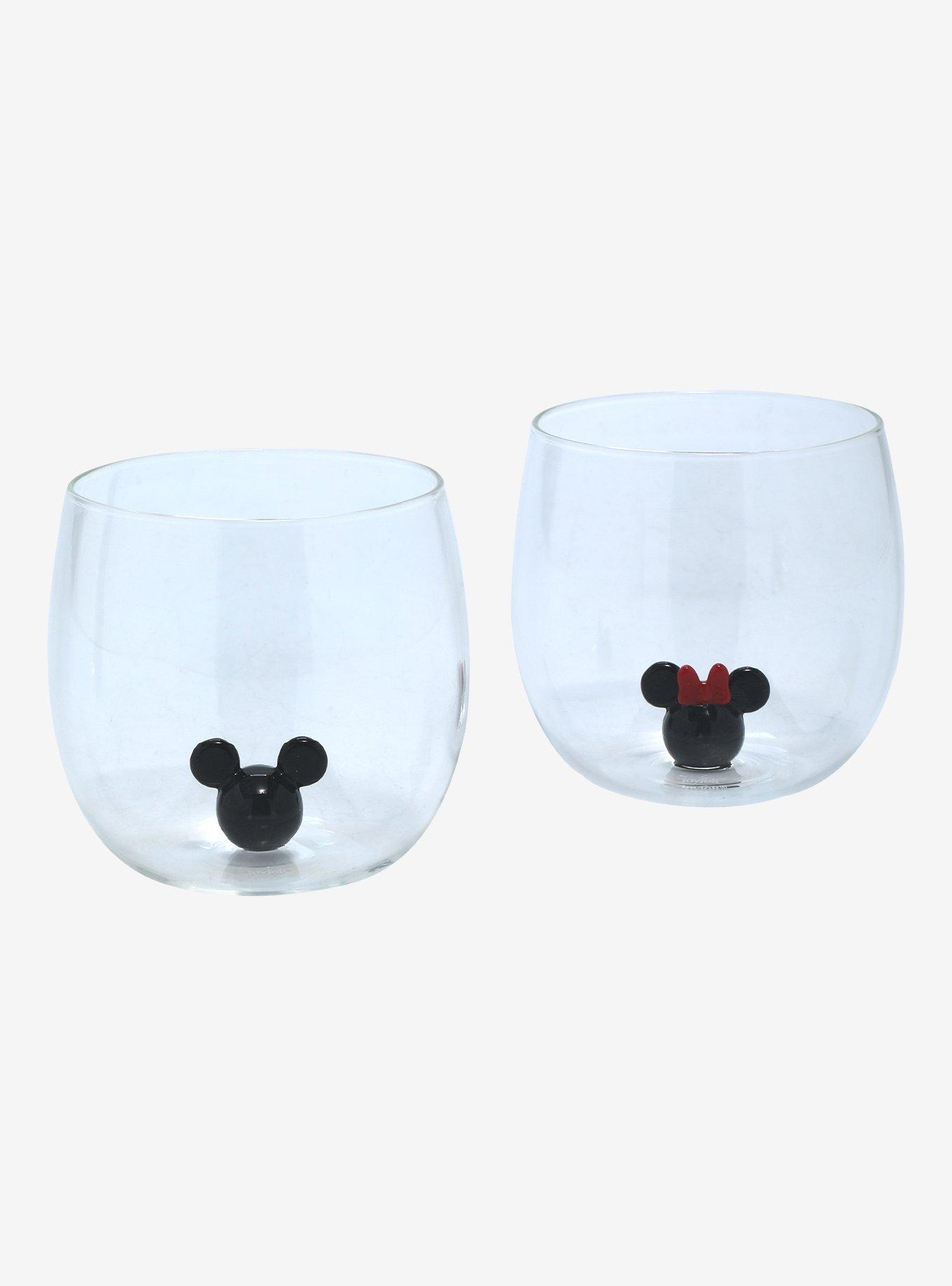 Mickey Mouse Icon Stemmed Glass by Arribas – Personalized