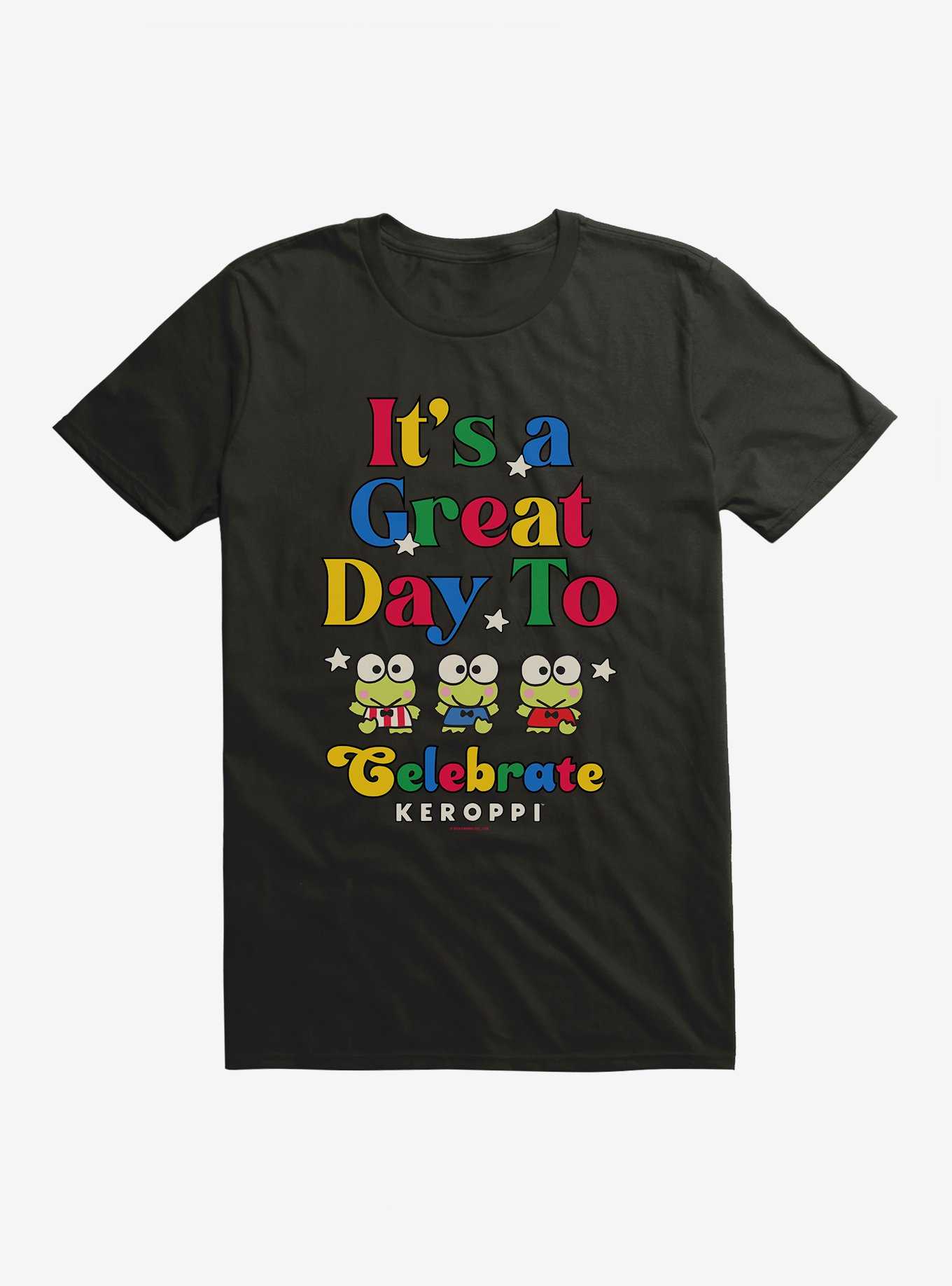 Keroppi It's A Great Day To Celebrate T-Shirt, , hi-res