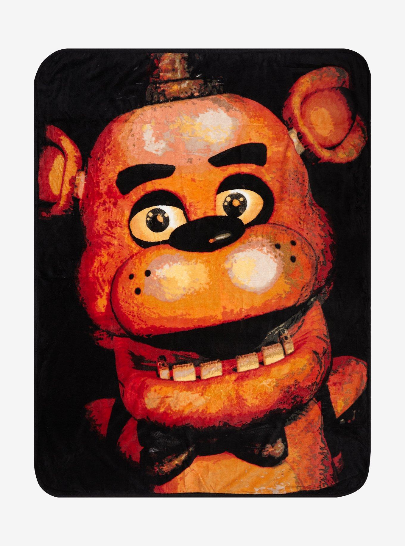 Five Nights At Freddy s Freddy Fazbear Throw Blanket Hot Topic