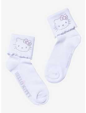 Hello Kitty Blind Lettuce Fold Ankle Socks, , hi-res