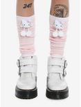 Hello Kitty Pink Pom Leg Warmers, , hi-res