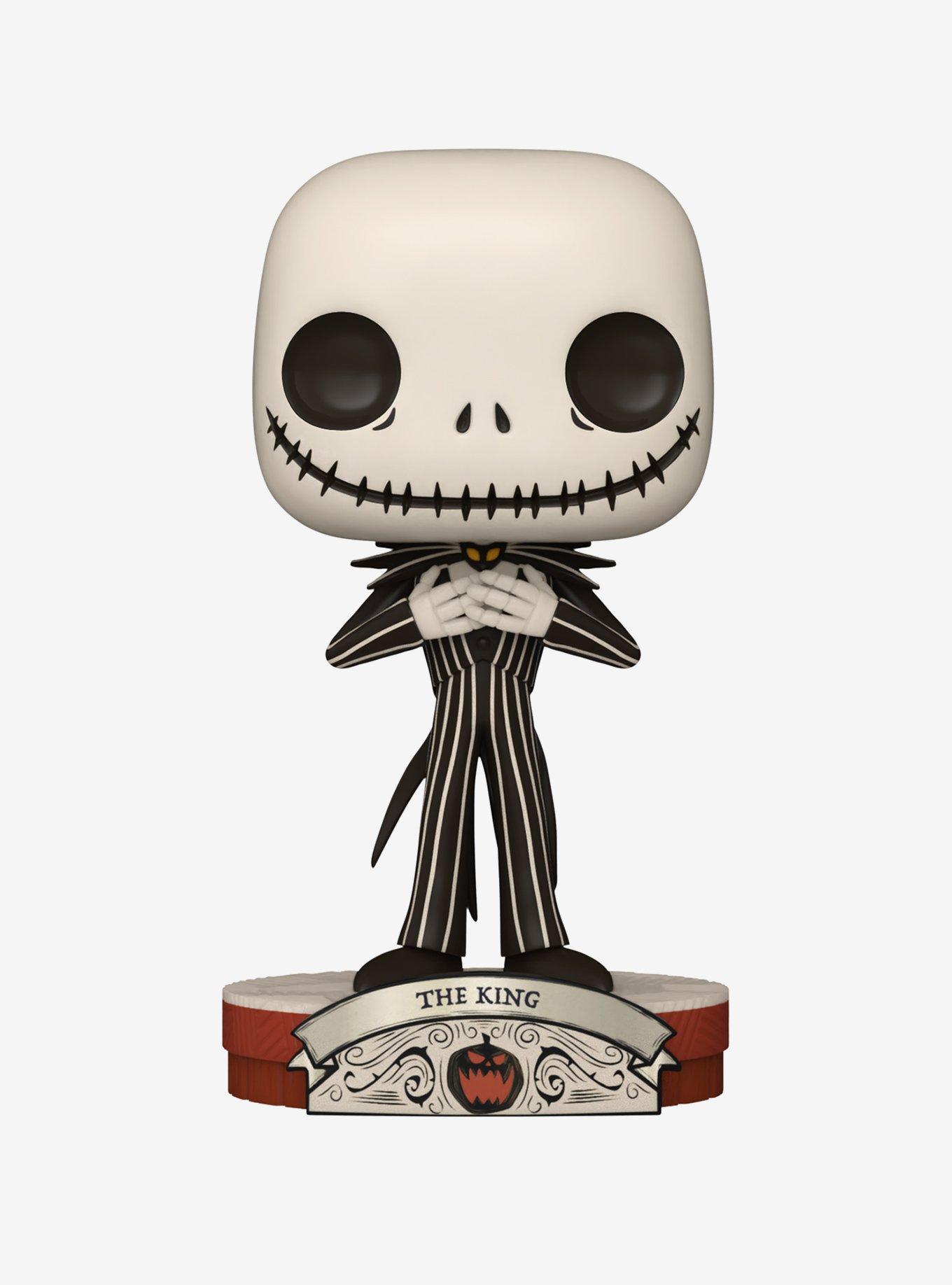 Funko The Nightmare Before Christmas Pop Jack Skellington As The King Vinyl Figure Hot Topic Exclusive Hot Topic