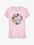 Disney The Little Mermaid Live Action Sisters Dance Beneath The Waves Girls T-Shirt, LIGHT PINK, hi-res