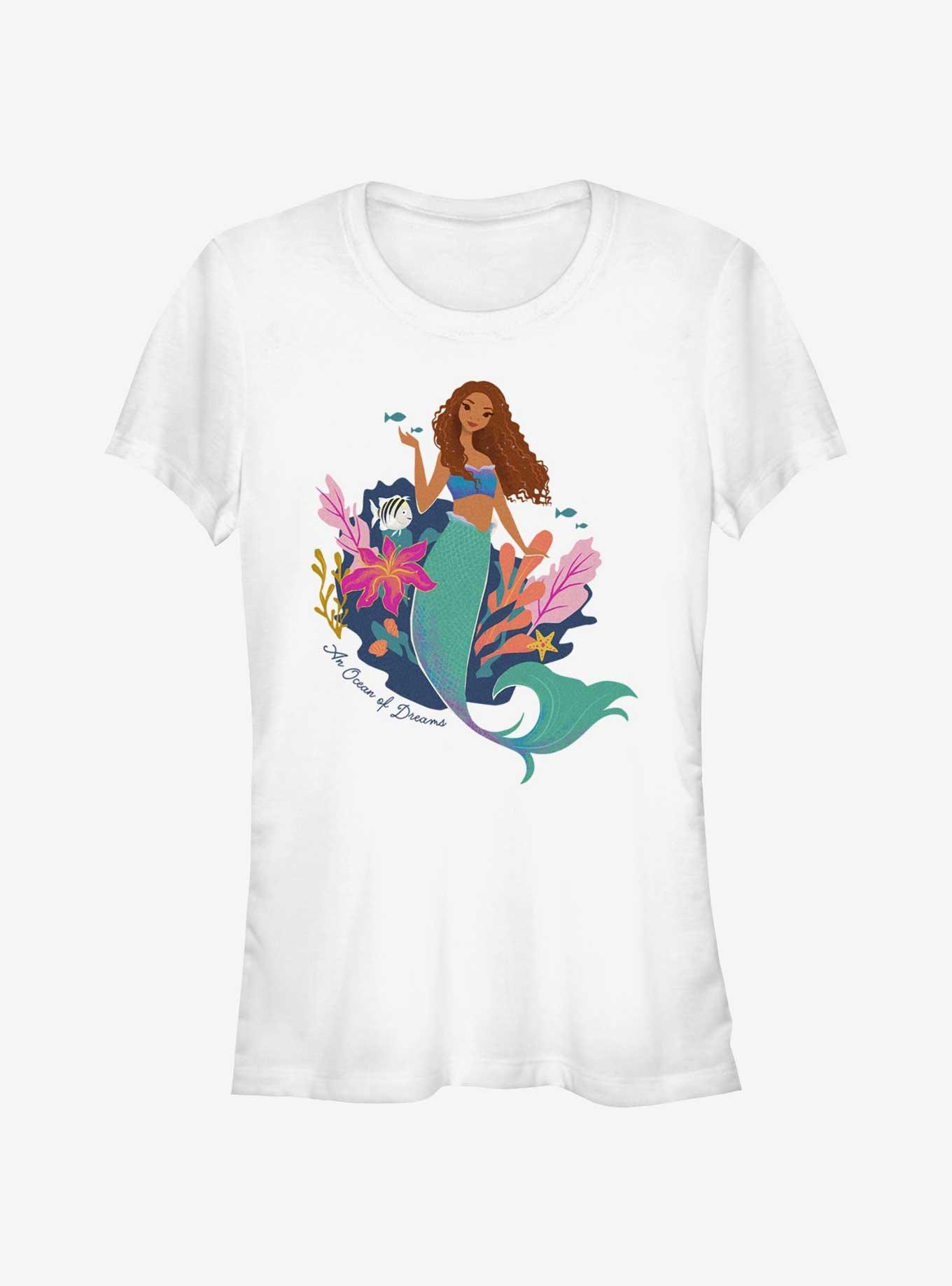 Disney The Little Mermaid Live Action An Ocean Of Dreams Girls T-Shirt