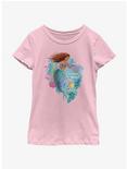 Disney The Little Mermaid Live Action Curious And Kind Youth Girls T-Shirt, PINK, hi-res