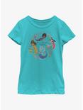 Disney The Little Mermaid Live Action Sisters Dance Beneath The Waves Youth Girls T-Shirt, TAHI BLUE, hi-res