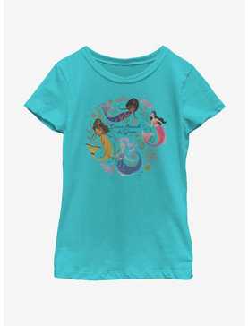 Disney The Little Mermaid Live Action Sisters Dance Beneath The Waves Youth Girls T-Shirt, , hi-res