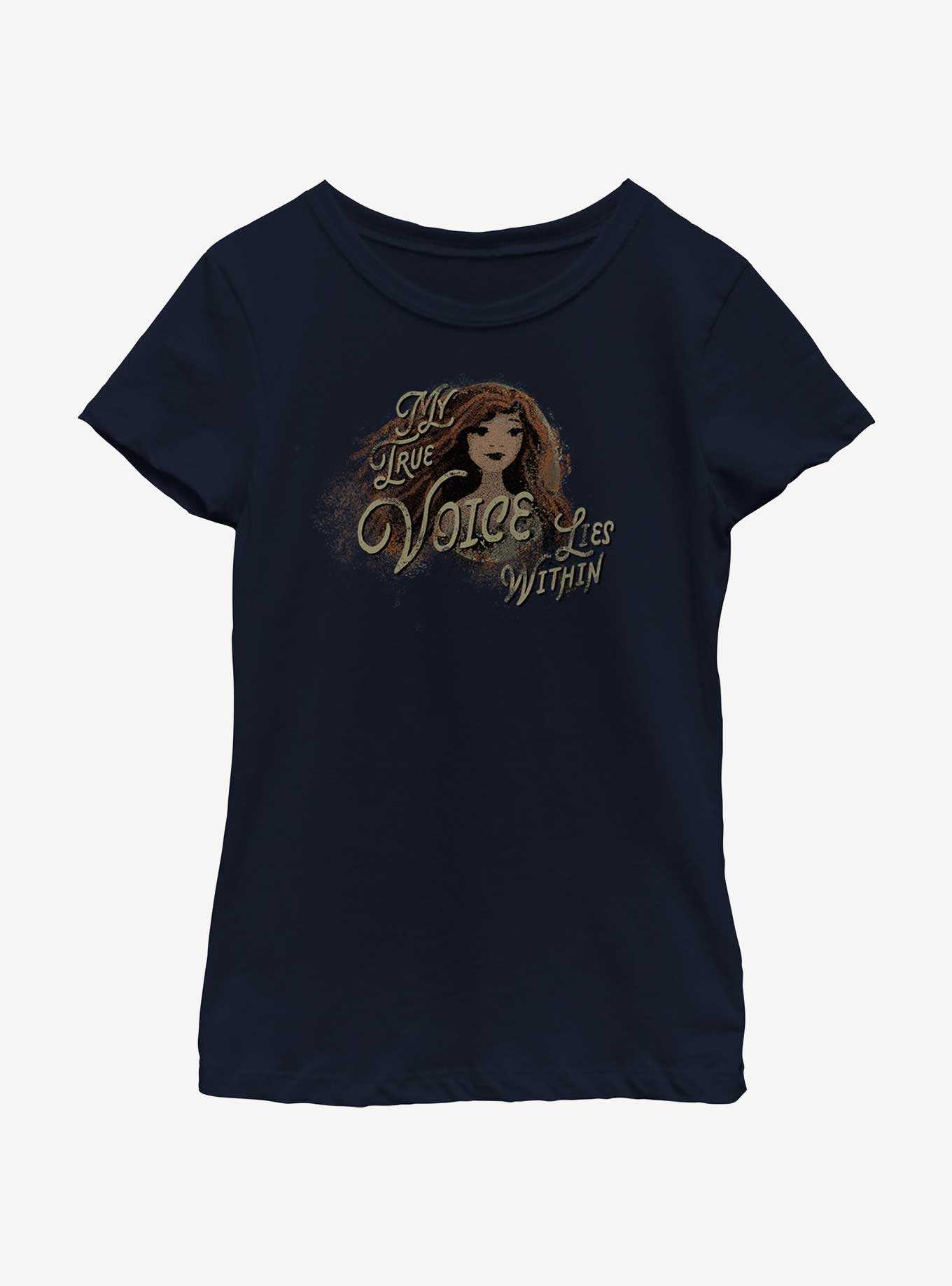 Disney The Little Mermaid Live Action My True Voice Lies Within Youth Girls T-Shirt, , hi-res