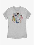 Disney The Little Mermaid Live Action Sisters Dance Beneath The Waves Womens T-Shirt, ATH HTR, hi-res